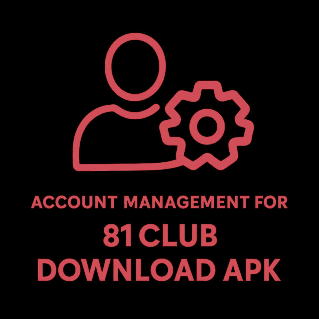 An icon illustrating account management for 91 Club Download APK.