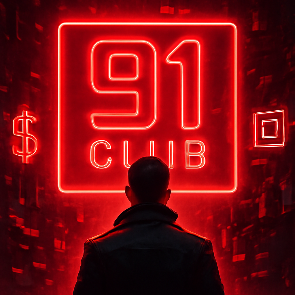 An educational diagram about user safety protocols for 91 Club Download APK.