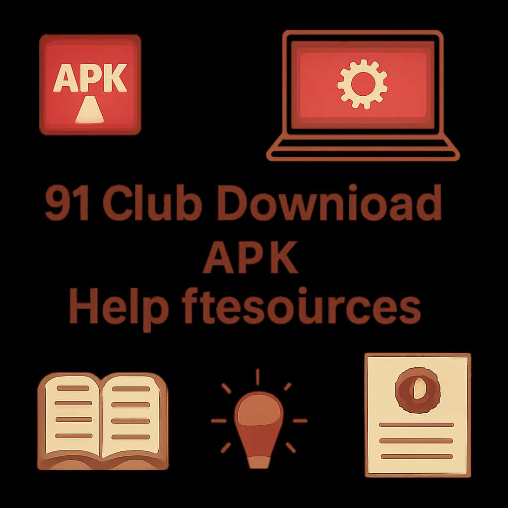 An educational illustration for 91 Club Download APK Help Resources.