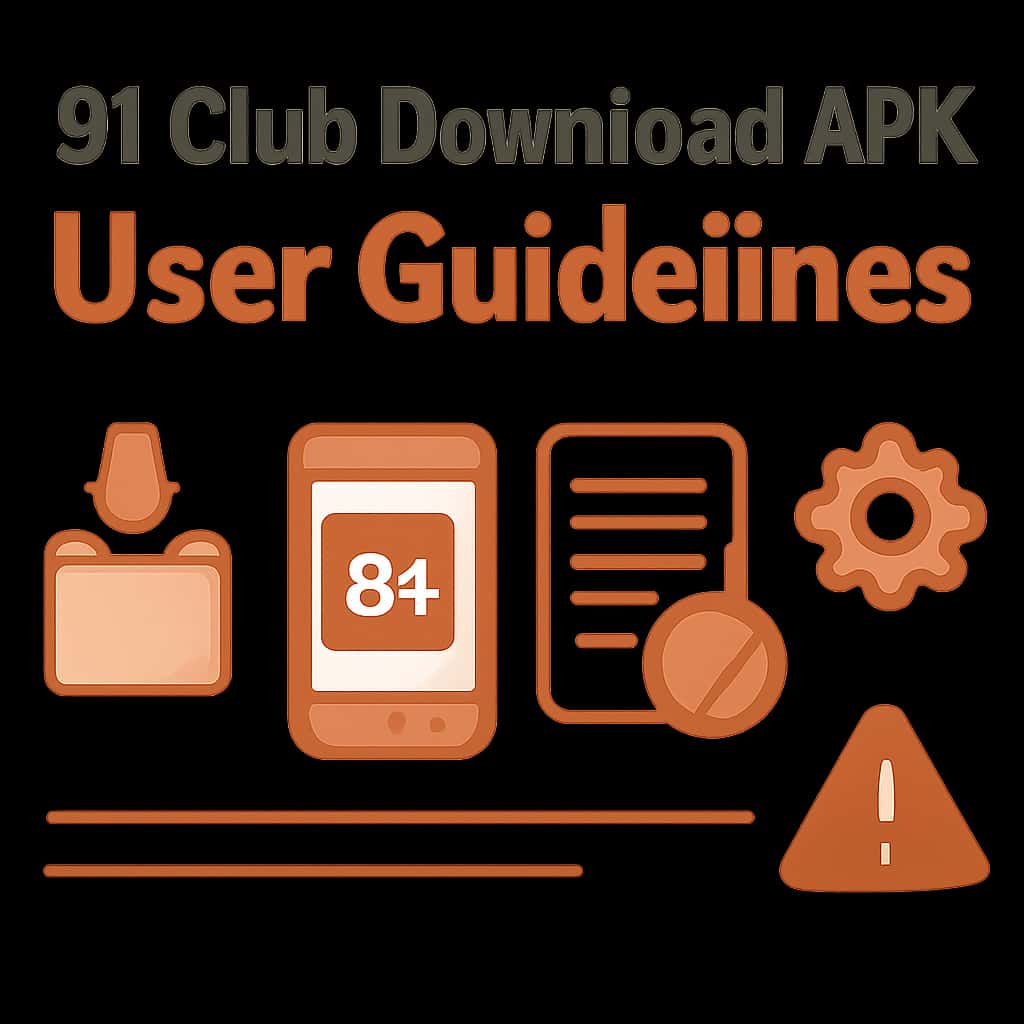 An educational illustration detailing aspects of the 91 Club Download APK User Guidelines.