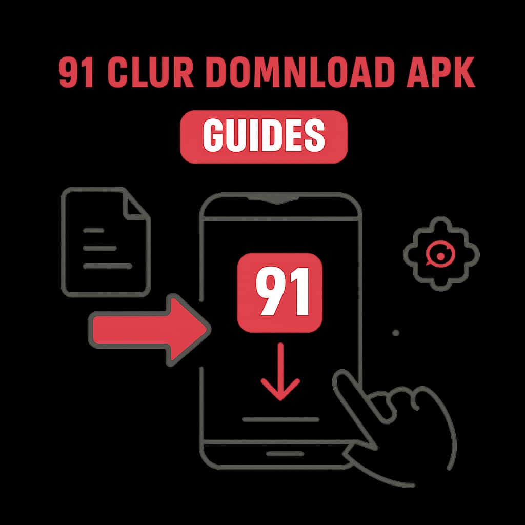 Diagram illustrating 91 Club Download APK Guides.