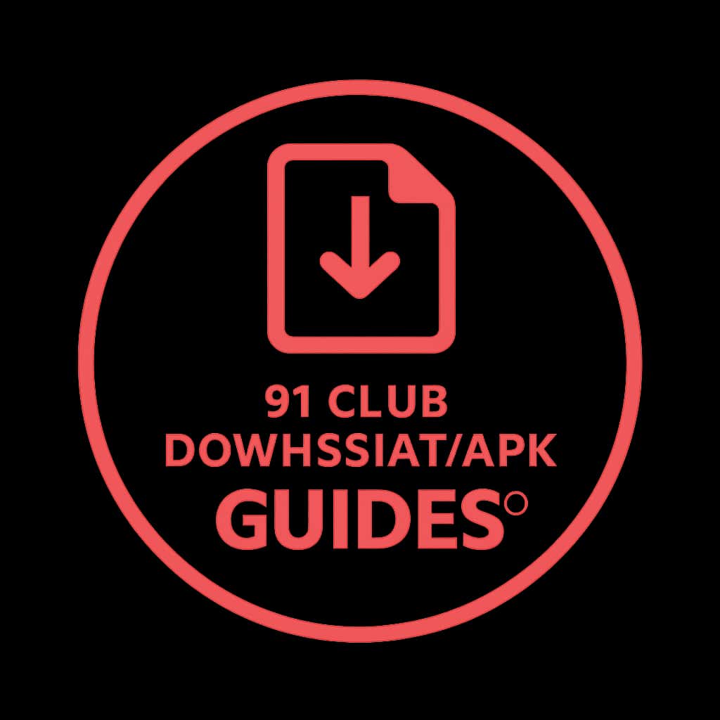 Minimal badge representing 91 Club Download APK Guides.