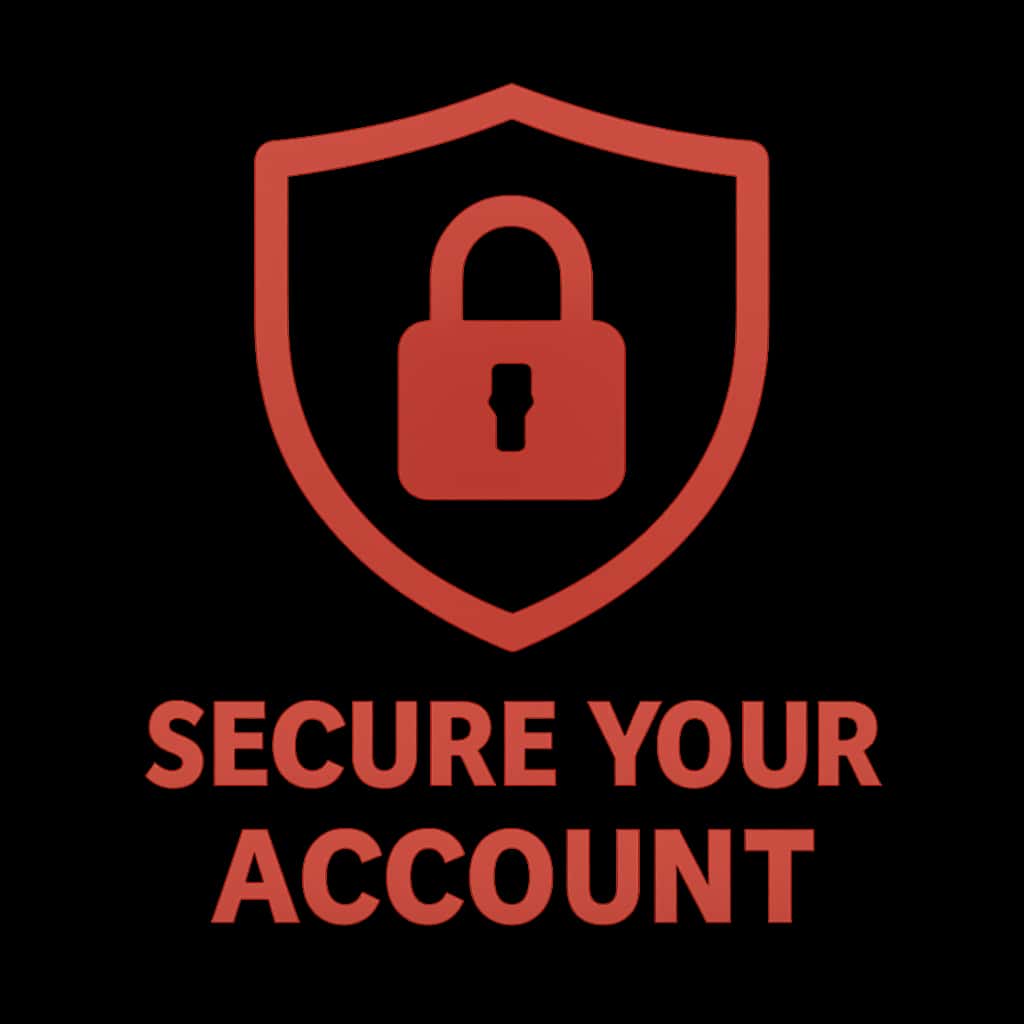 An icon representing security for a 91 Club Download APK account.